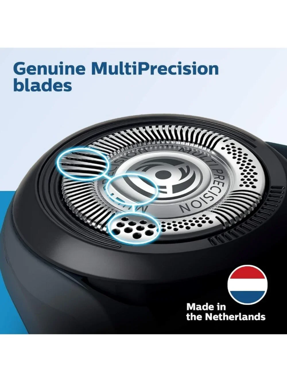 Genuine Replacement Shaver Heads for Smooth Shaving, 3 Pack